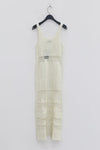 SWAYING/KNIT Cutout Striped Tank Dress SW22SSL15 Yellow/White